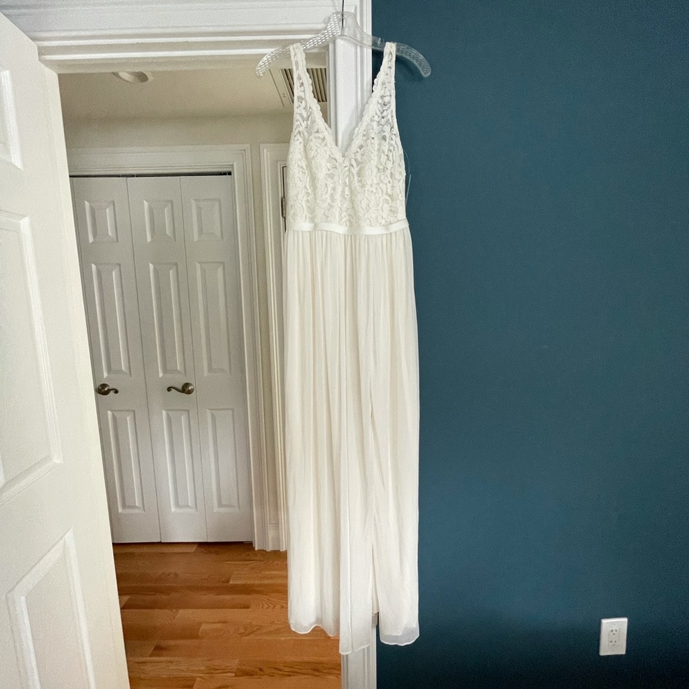 Lace (ivory) bridesmaid/wedding dress